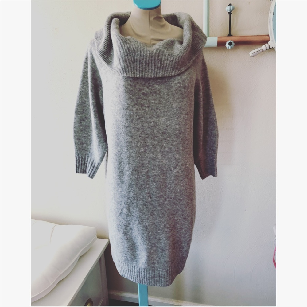 H&M cowl neck tunic sweater sz: XS